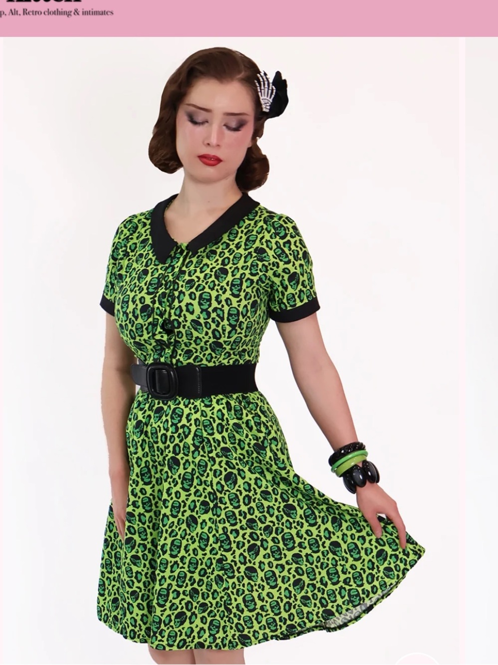 Bonsai kitten Frankenstein leopard dress